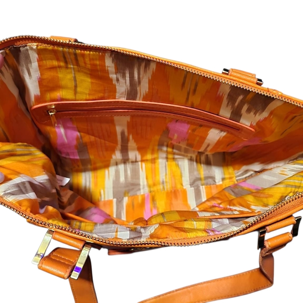 IMAN Bright Orange Tote Bag - Picture 12 of 13
